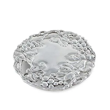 Arthur Court Grapevine Trivet Artisan Quality Aluminum