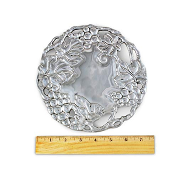 Arthur Court Grapevine Trivet Artisan Quality Aluminum