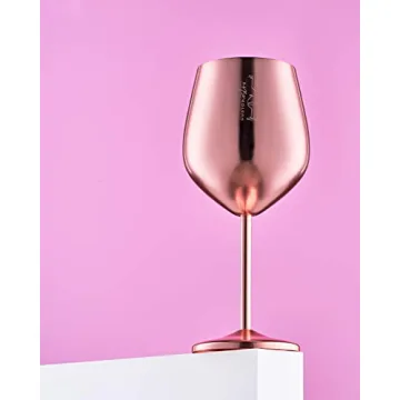Gusto Nostro Stainless Steel Wine Glass - Unbreakable & Elegant