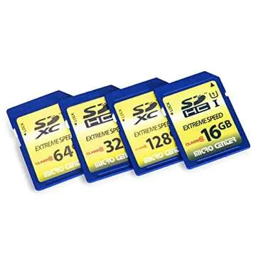 INLAND 16GB Class 10 SDHC Flash Memory Card Standard Full Size SD Chip USH-I U1 Trail Camera by Micro Center (2 Pack)
