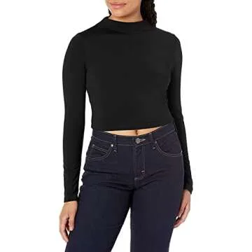 Artfish Women's Long Sleeve Crop Top stylish comforatable
