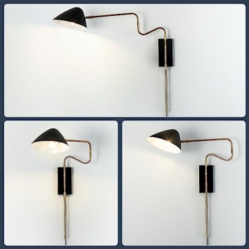 Modern Plug in Wall Sconces Set of 2 for Stylish Lighting