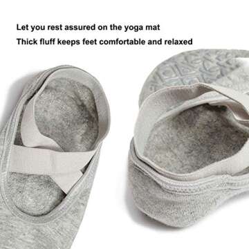 AWLE Women’s Yoga Socks Non-Slip for Pilates, Dance