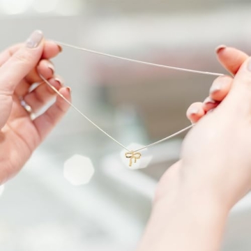 100pcs Gold Bow Charms for DIY Jewelry Making