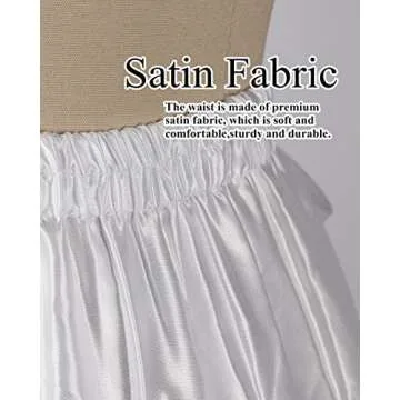 Women's Petticoat Tutu Skirts Elastic Waist Chiffon Princess Soft Ballet Dance Cosplay Skirt (White-Long)