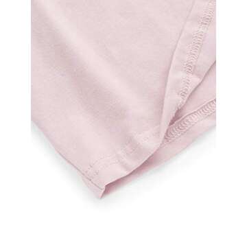 SweatyRocks Women's Casual Short Sleeve Crew Neck Basic Crop Top T Shirts Pink M