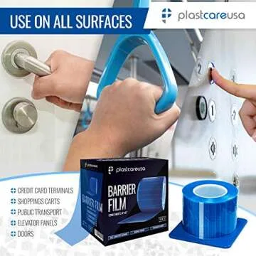 Blue Barrier Film Roll 4"x6" - Medical Grade Protection