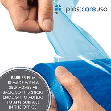 Blue Barrier Film Roll 4"x6" - Medical Grade Protection