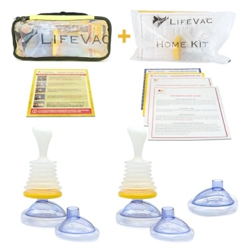 LifeVac Home & Yellow Travel Kit - Essential Choking Rescue Device