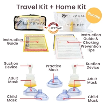 LifeVac Home & Yellow Travel Kit - Essential Choking Rescue Device