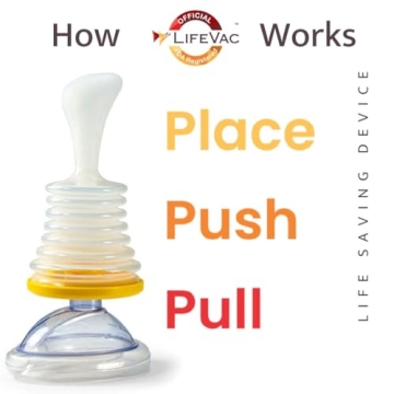 LifeVac Home & Yellow Travel Kit - Essential Choking Rescue Device