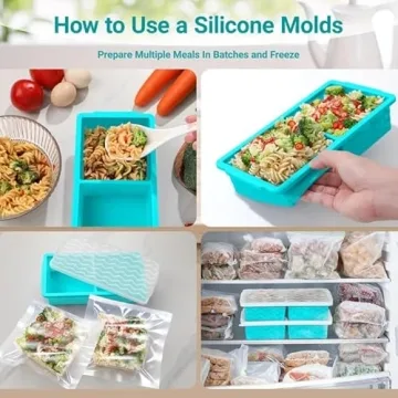 Aopigavi Silicone Freezer Tray - Perfect for Meal Prep
