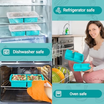 Aopigavi Silicone Freezer Tray - Perfect for Meal Prep