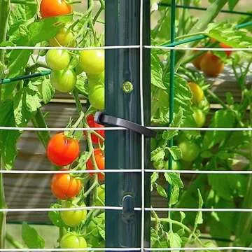 Durable Metal Fence Posts for Garden Use, Pack of 10