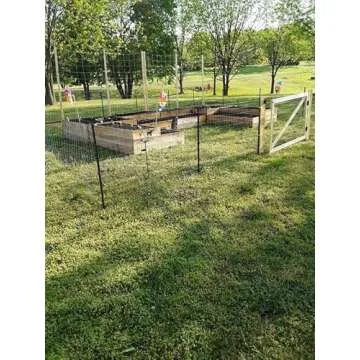 Durable Metal Fence Posts for Garden Use, Pack of 10