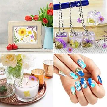 Nuanchu 109 Pressed Flowers Set for Crafting and DIY