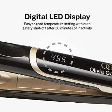 Olivia Garden Ceramic Flat Iron - Professional Quality Styling