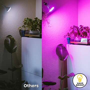 100W LED Grow Light Bulb for Indoor Plants by Haus Bright