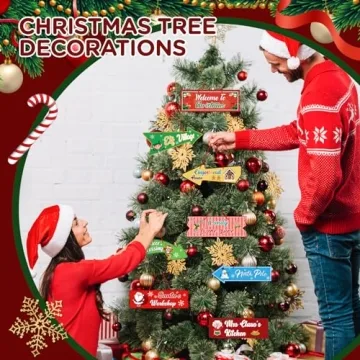 16pcs Christmas Hanging Ornaments for Joyful Decor