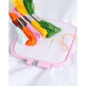 Pllieay Embroidery Hoops - 4 Sizes & Durable ABS Design