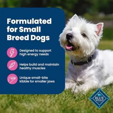 Blue Buffalo Life Protection Formula Adult Small Breed Dry Dog Food, Supports High Energy Needs, Made with Natural Ingredients, Chicken & Brown Rice Recipe, 15-lb Bag