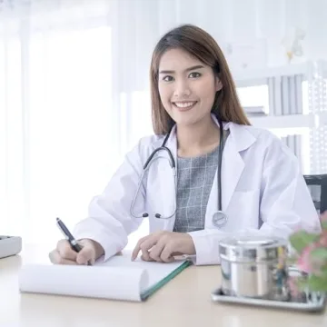 NY Threads Women's Professional Lab Coat XX-Small White