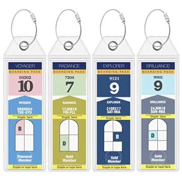 Cruise Power Strip & Royal Caribbean Luggage Tag Holders - Cruise Essentials Kit