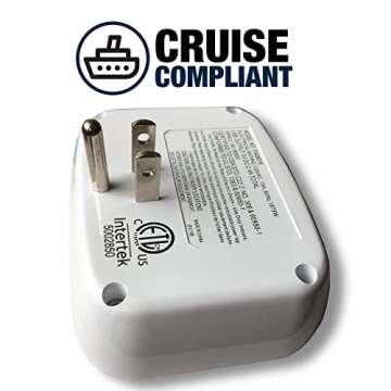Cruise Power Strip & Royal Caribbean Luggage Tag Holders - Cruise Essentials Kit