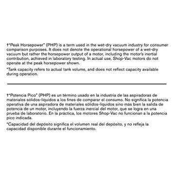 Shop-Vac 9625810 5.0-Peak Horsepower Right Stuff Drywall Vac Wet/Dry Vacuum, 10-Gallon