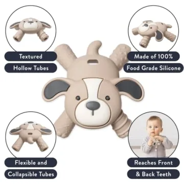 Ritzy Teether - Ultimate Teething Relief for Infants - Silicone Toy