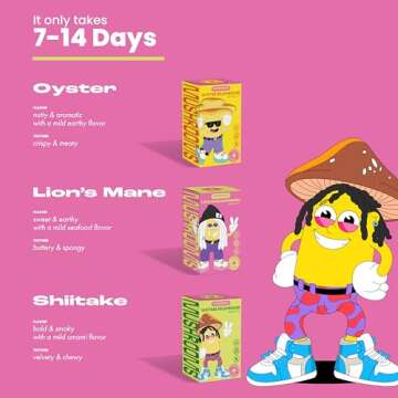 Mistercap's Grow Kits by Wiz Khalifa: Lion’s Mane Mushroom Grow Kit, Mushrooms to Elevate Your Health