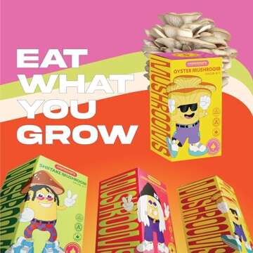 Mistercap's Grow Kits by Wiz Khalifa: Lion’s Mane Mushroom Grow Kit, Mushrooms to Elevate Your Health