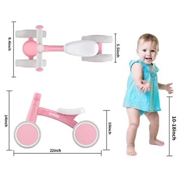 SEREED Baby Balance Bike for 1 Year Olds | Safe and Stylish