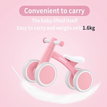 SEREED Baby Balance Bike for 1 Year Olds | Safe and Stylish