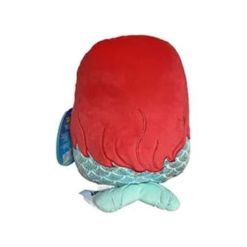 Squishmallows Ariel Plush Toy - Soft Disney Cuddle Buddy