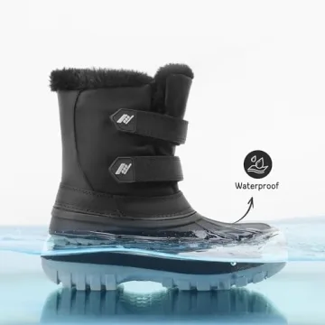DREAM PAIRS Kids Snow Boots - Cozy, Waterproof & Stylish!