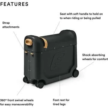 JetKids BedBox - Ride-On & In-Flight Bed for Kids