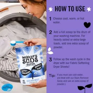 Molly's Suds Super Powder Detergent for Sensitive Skin