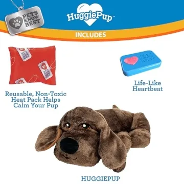 HuggiePup Comfort Toy - Soothing Heartbeat for Dogs