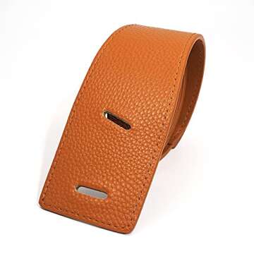 Glamorstar Vintage Leather Belt for Women - Adjustable Chic Accessory