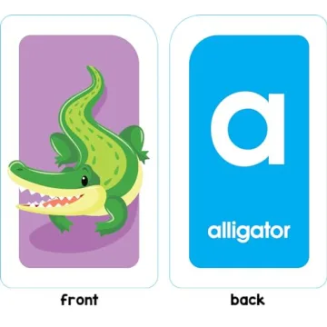 School Zone Alphabet Flash Cards for Learning ABCs and Phonics