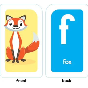 School Zone Alphabet Flash Cards for Learning ABCs and Phonics