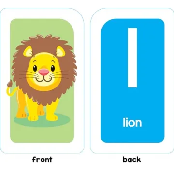 School Zone Alphabet Flash Cards for Learning ABCs and Phonics