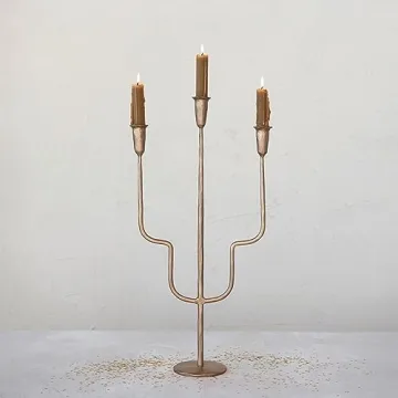 Elegant Hand-Forged Metal Candelabra for Any Occasion