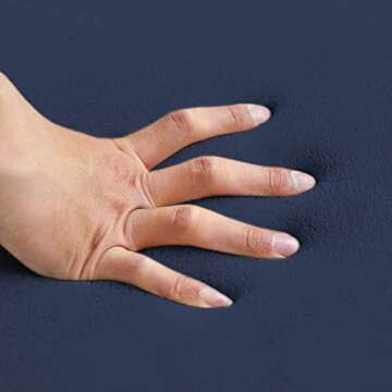 Loartee Nursery Rug Coral Velvet Crawling Rugs Mat Area Rugs Play Crawling Mat(6'8"x9'8", Dark Blue)...