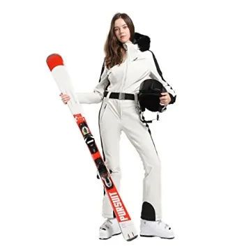 Stylish IMPHUT Women's One-Piece Ski Suit for Skiing