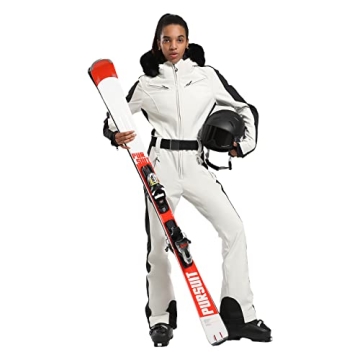 Stylish IMPHUT Women's One-Piece Ski Suit for Skiing
