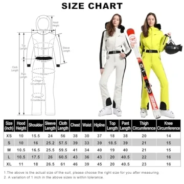 Stylish IMPHUT Women's One-Piece Ski Suit for Skiing