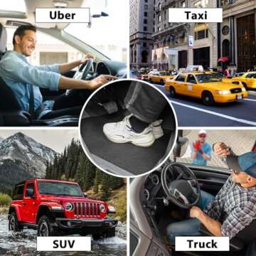 Disposable Floor Mats for Car, 30 Pack Disposable Car Floor Mat, Protective Auto Floor Mats, Vehicle...