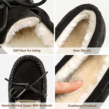 Cozy Women’s Faux Fur House Slippers for Indoor & Outdoor